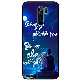 Ốp lưng dành cho Xiaomi Redmi 9 - Redmi 9A - mẫu Thư Pháp Sương Gió