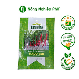 Mua Hạt giống Ớt chỉ địa lai RADO 788 Rạng Đông - Gói 0.1gram