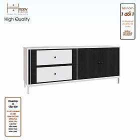 [Happy Home Furniture] TAKO, Kệ TV 2 ngăn kéo - chân sắt , 160cm x 40cm x 65cm ( DxRxC), KTV_036