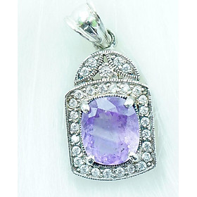 Mặt dây chuyền thạch anh tím Amethyst - Tím