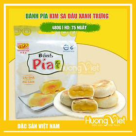 Bánh pía kim sa Tân Huê Viên trứng muối tan chảy 10 vị bánh pía Sóc Trăng mini, bánh kẹo ăn vặt