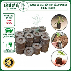 Mua Viên Nén Xơ Dừa Ươm Hạt Giống Tiện Lợi  Giúp Nảy Mầm Tốt  Tiện Dụng  Tiết Kiệm Thời Gian