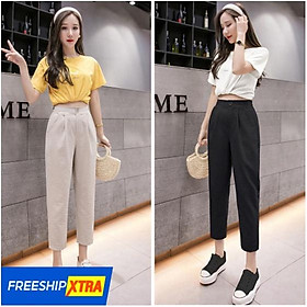 QUẦN BAGGY CHẤT ĐŨI NHẸ MÁT, KHÓA THẬT ,CHUN SAU, KHUY TRƯỚC