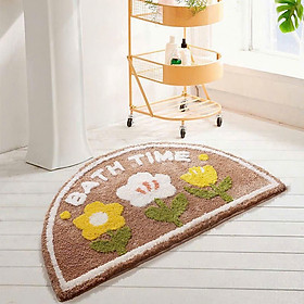 Mua Thảm Chùi Chân  Lau Chân Lông Cừu Hình Hoa Quả Ngộ Nghĩnh 40x60cm- Thấm Nước Tốt - Phong Cách Vintag - Hàng Chính Hãng MINIIN