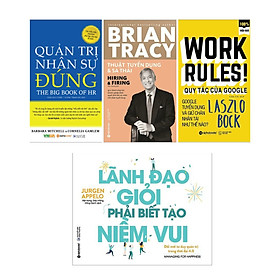 Combo Sách Kinh Tế : Quản Trị Nhân Sự Đúng+ Thuật Tuyển Dụng Và Sa Thải +Quy Tắc Của Google+Lãnh Đạo Giỏi Phải Biết Tạo Niềm Vui ( Tặng Kèm Bookmark Green Life)