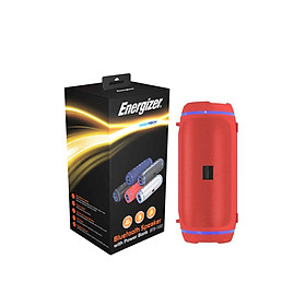 Loa Bluetooth kèm pin sạc dự phòng Energizer BTS-102 - 2x5W, Hỗ trợ chức năng Rảnh tay, FM, thẻ Micro SD, USB, AUX - Hàng chính hãng