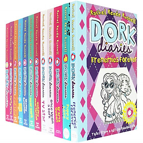 [Download Sách] Truyện thiếu nhi tiếng Anh - Dork Diaries 12 Books Collection Set