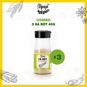 Combo 3 hũ Sả Bột Vipep 40gr