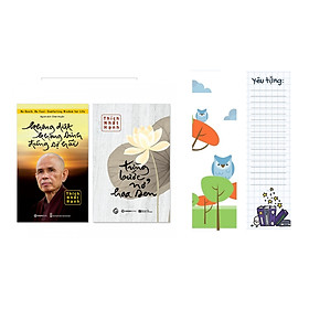 Combo 2 cuốn: Không Diệt Không Sinh Đừng Sợ Hãi, Từng Bước Nở Hoa Sen + Bookmark danh ngôn hình voi
