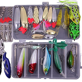Fishing  Kit Freshwater Saltwater Worms Crankbait  234pcs
