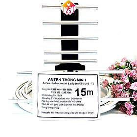 Mua Ăngten DVB-T2 Thu Sóng Thông Minh Gồm 15m Dây Cáp Và Jack Nối