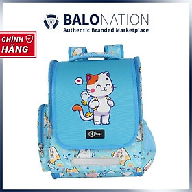 Balo Chống Gù Dành Cho Học Sinh Tiếu Học KAPI Mèo Cá - Hàng Chính Hãng