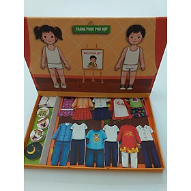 Bộ dụng cụ học tập Hôm nay mặc gì