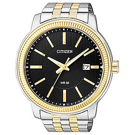 Đồng Hồ Citizen Nam Dây Kim Loại Pin-Quartz BI1088-53E - Mặt Đen (41mm)