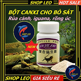 Canxi dạng bột cho bò sát, rùa cảnh, iguana, rồng úc-Bột canxi cho các loại bò sát, ốc mượn hồn, vẹt-Phụ kiện bò sát