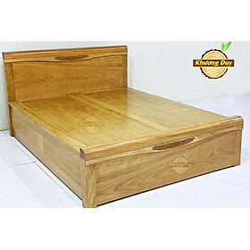 Mua giường gỗ cao cấp   GIƯỜNG GỖ GÕ ĐỎ CÓ NGĂN KÉO - PHẢN LIỀN Giường ngủ 2 ngăn kéo gỗ gõ đỏ