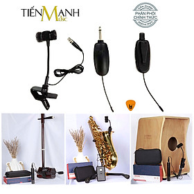 Bộ Microphone không dây Wireless dùng cho Đàn Violin, Guitar, Kèn, Sáo, Nhị, Saxophone, Mic Nhạc cụ Dân Tộc và Mọi loại Nhạc Cụ khác Dr.MIC W8-8+813 - Kèm Móng Gảy DreamMaker