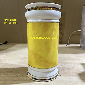 Mua Ống đựng nhang họa tiết đá hoa cương 3 cỡ cao: 17.5cm 20cm 22cm