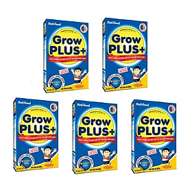 BỘ 5 HỘP SỮA BỘT GROWPLUS+ DINH DƯỠNG HIỆU QUẢ GIÚP TRẺ TĂNG CÂN KHỎE MẠNH - HỘP 400G