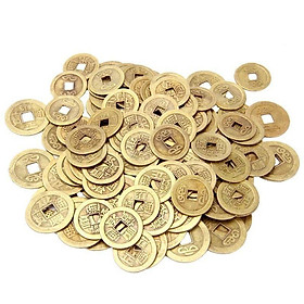 Đồng xu may mắn, đồng xu âm dương, đồng xu phong thủy, đồng xu đồng, tiền xu cổ;