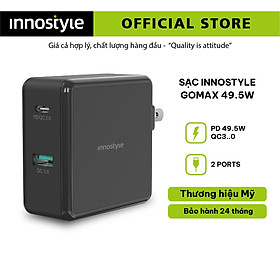 SẠC NHANH INNOSTYLE GOMAX 49.5W USB-C PD 20W/30W + USB-A QC3.0 - IC49 - HÀNG CHÍNH HÃNG