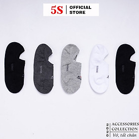 Combo 5 Đôi Tất Lười Nam, Vớ Lười Nam 5S Kháng Khuẩn, Khử Mùi Cao Cấp (Nhiều Màu)