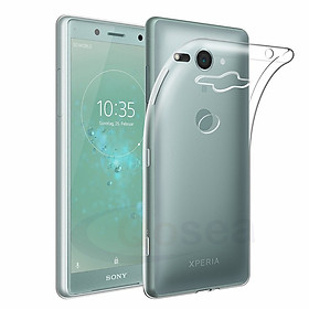 Ốp lưng dẻo dành cho Sony Xperia XZ2 Ultra Thin (mỏng 0.6mm, Trong suốt) - Hàng chính hãng