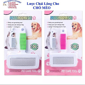 LƯỢC CHẢI LÔNG CHO PET THÚ CƯNG CHÓ MÈO Kiểu chấm bi Dài 16cm Thương hiệu PETGROOMING