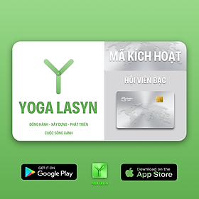 Gói Tập Yoga Lasyn -  Mã Kích Hoạt Yoga Online Trực Tuyến - Hội Viên Bạc - SILVER