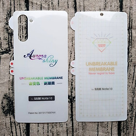 Mua Miếng dán full mặt trước  sau PPF cho Samsung Galaxy Note 10  Samsung Galaxy Note 10 5G chống xước