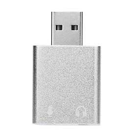 USB 2.0 Virtual 7.1 Channel Audio Sound Card Adapter For Laptop PC