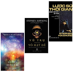 Combo Khám Phá Vũ Trụ Của Chúng TA : Nhà Tiên Tri Vanga - Vũ Trụ Huyền Bí + Lược Sử Thời Gian + Vũ Trụ Trong Vỏ Hạt Dẻ / BookseMK( Tăng Hiểu Biết Tri Thức Bách Khoa)