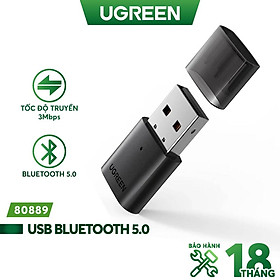 Mua Thiết bị USB thu phát Bluetooth 5.0 UGREEN 80889 cho máy tính laptop - Hàng Chính Hãng - Bảo Hành 18 Tháng