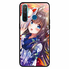 Ốp lưng in cho Realme 5 Pro / Realme Q Cô Gái Neko