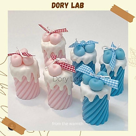 Mua Nến Thơm Trụ Xoắn Phủ Kem Cherry Màu Sắc Handmade  Quà Tặng Ý Nghĩa  Phụ Kiện Decor - Dory Lab