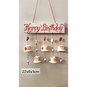 Bảng trang trí handmade - Bảng chuông "Happy Birthday" - Món quà ý nghĩa dành tặng người thân, bạn bè, đặc biệt dành tặng bạn bè quốc tế