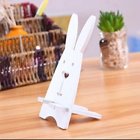 Mua GIÁ ĐỠ ĐIỆN THOẠI mặt thỏ cute chất liệu gỗ nhựa cao cấp sáng bóng  không mốc  không độc hại
