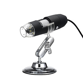 Kính lúp kính hiển vi zoom kỹ thuật số USB với chức năng OTG 8-LED Độ phóng đại 1600X có chân đế