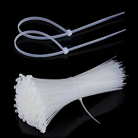 Mua Gói 50 Sợi Dây rút buộc nhựa màu trắng nhiều size Siêu Chắc