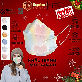 Khẩu trang 4D MEO GUARD, kháng khuẩn và thời trang, 12 gói