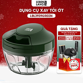 Mua Dụng cụ xay tỏi ớt  thực phẩm Lebenlang LBL3939 lưỡi xay bén  dây rút tiện lợi - hàng chính hãng