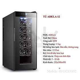 Mua Tủ rượu vang  Tủ bảo quản rượu vang Adela 12