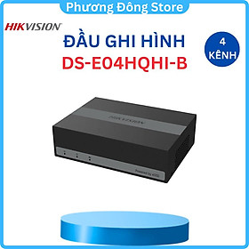 Mua Đầu ghi hình HIKVISION 4 kênh tích hợp 512GB eSSD DS-E04HQHI-B phát hiện chuyển động của người/ phương tiện  .-Hàng chính hãng