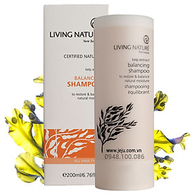 Dầu Gội Làm Mềm Tóc, Giảm Rụng Living Nature Balancing Shampoo 200ml