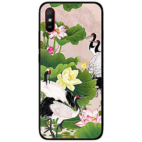 Ốp lưng dành cho Xiaomi Redmi 9 - Redmi 9A - mẫu Sen Và Hạcc