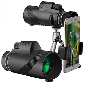 Ống Kính Zoom Chụp Xa Và Quay Đêm Cho Điện Thoại Đen (40X60)