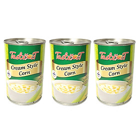 Combo 3 Hộp Bắp Kem Đóng Hộp Taste-T 425g