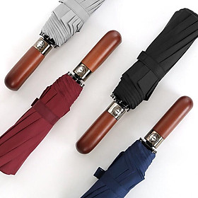 Mua Ô dù tự động 2 chiều 2 lớp cán gỗ cao cấp chống UV