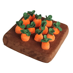 2 Set Carrot Plush Toy Dog Enrichment Toys Dogs Vegetable Fruit