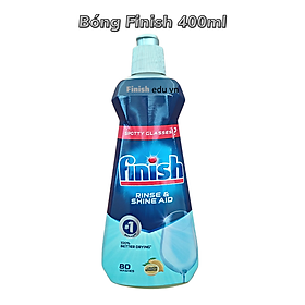 Nước làm bóng Finish 400ml dùng cho máy rửa bát - Hàng chính hãng